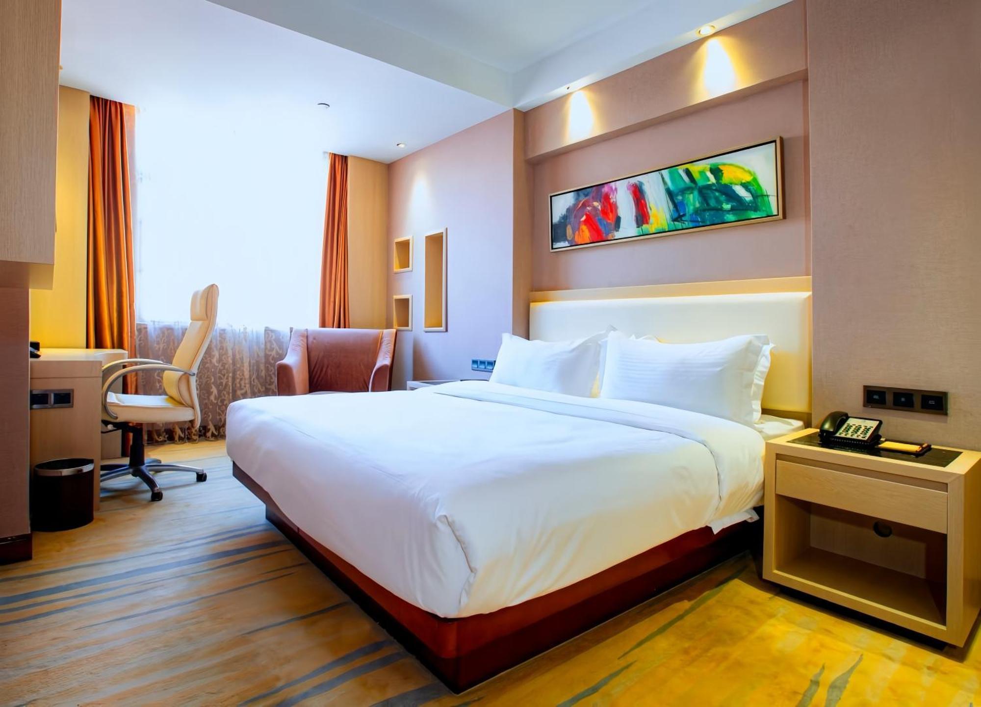 Meihao Mingyue Hotel International Finance City Keyun Road Metro Branch Kanton Exterior foto