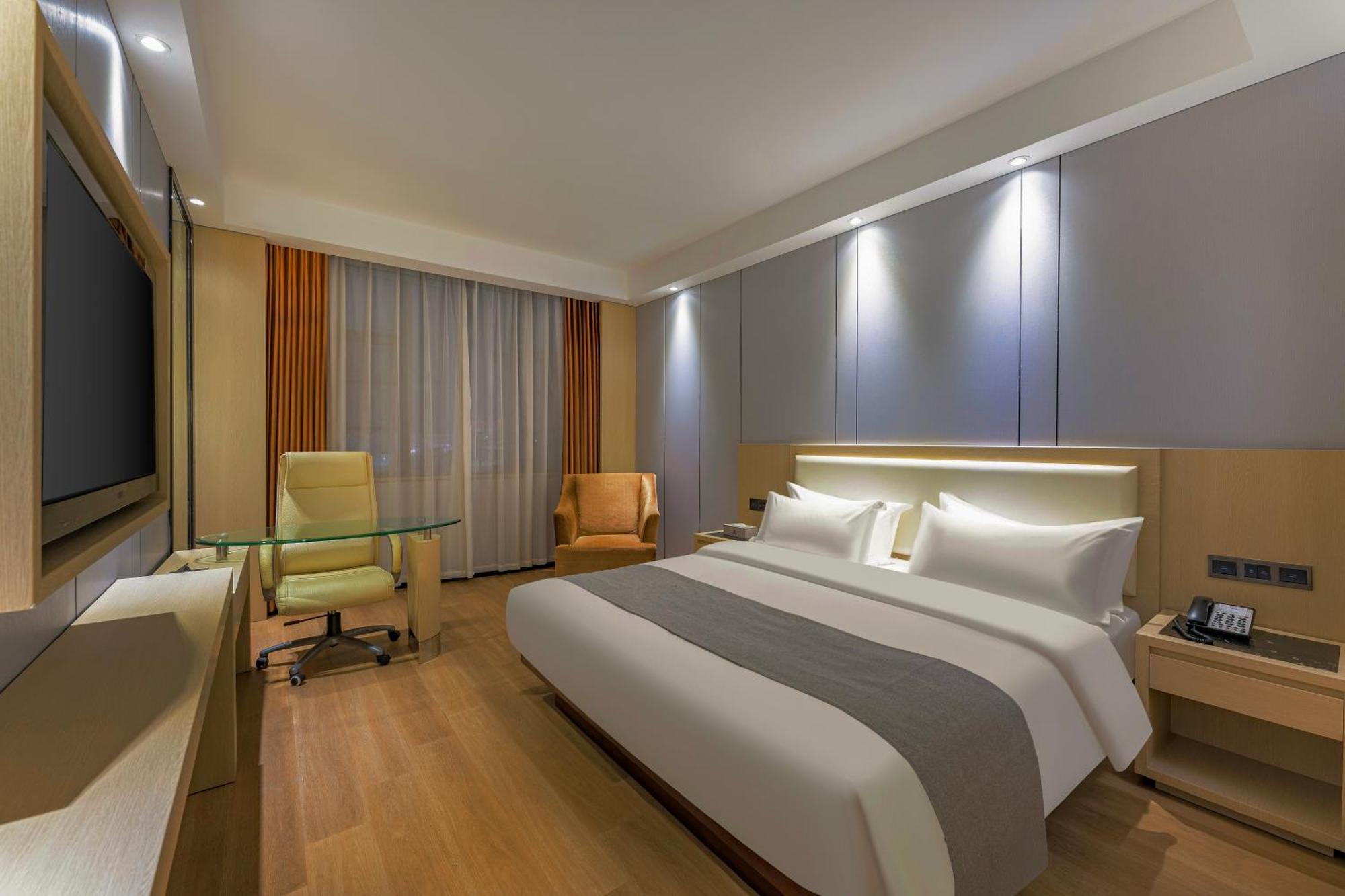 Meihao Mingyue Hotel International Finance City Keyun Road Metro Branch Kanton Exterior foto