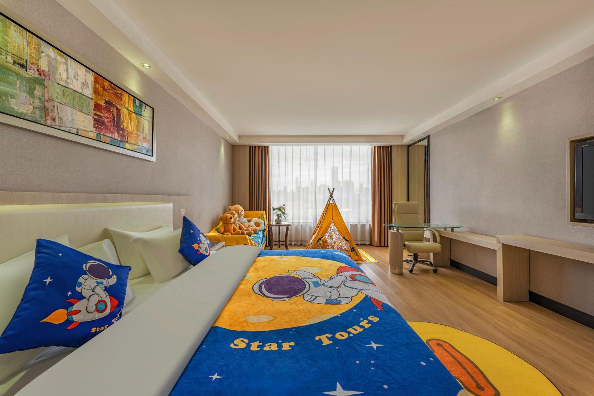 Meihao Mingyue Hotel International Finance City Keyun Road Metro Branch Kanton Exterior foto