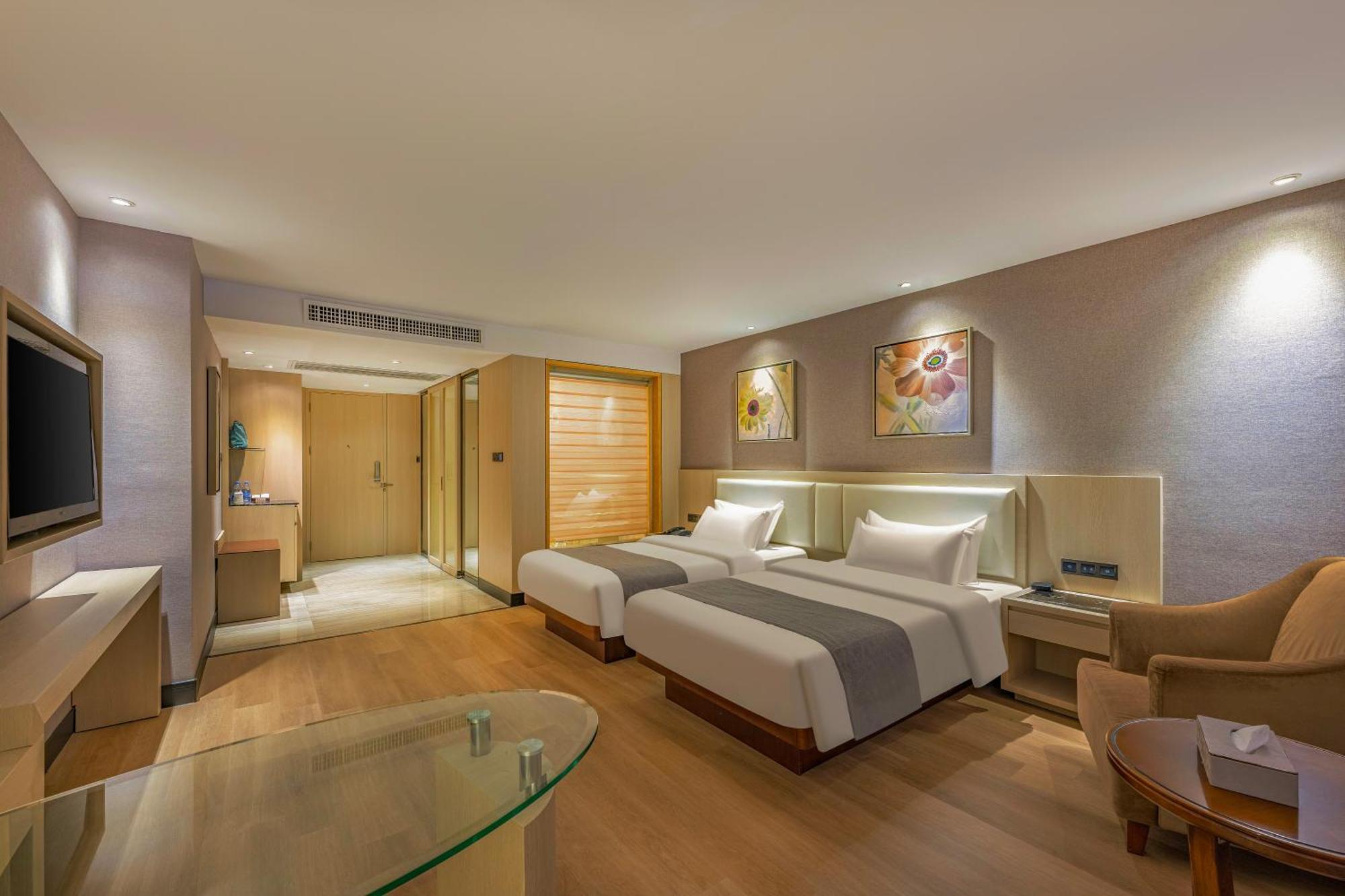 Meihao Mingyue Hotel International Finance City Keyun Road Metro Branch Kanton Exterior foto