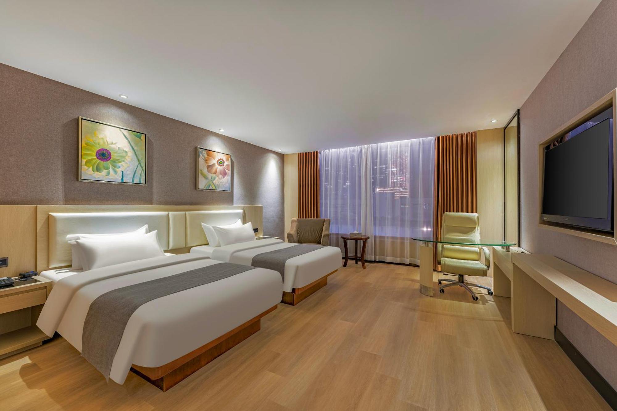 Meihao Mingyue Hotel International Finance City Keyun Road Metro Branch Kanton Exterior foto
